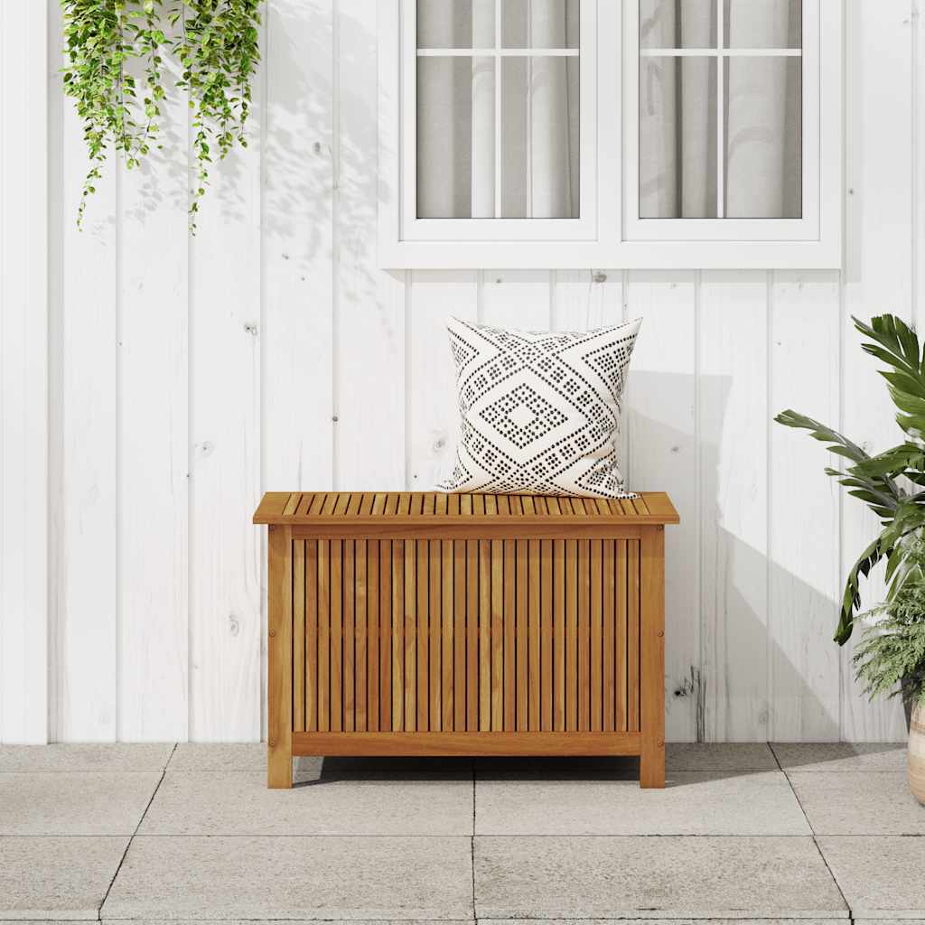 vidaXL Ladă de depozitare grădină, 90x50x58 cm, lemn masiv de acacia vidaXL Ladă de depozitare grădină, 90x50x58 cm, lemn masiv de acacia