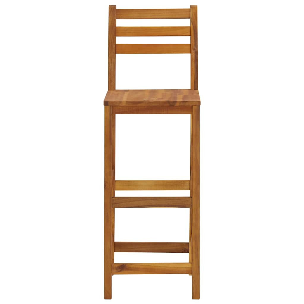 vidaXL Taburete de bar, 4 buc., lemn masiv de acacia vidaXL Taburete de bar, 4 buc., lemn masiv de acacia