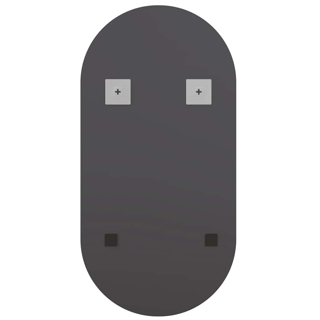 vidaXL Oglindă ovală cu lumini LED, 40x20, cm, sticlă