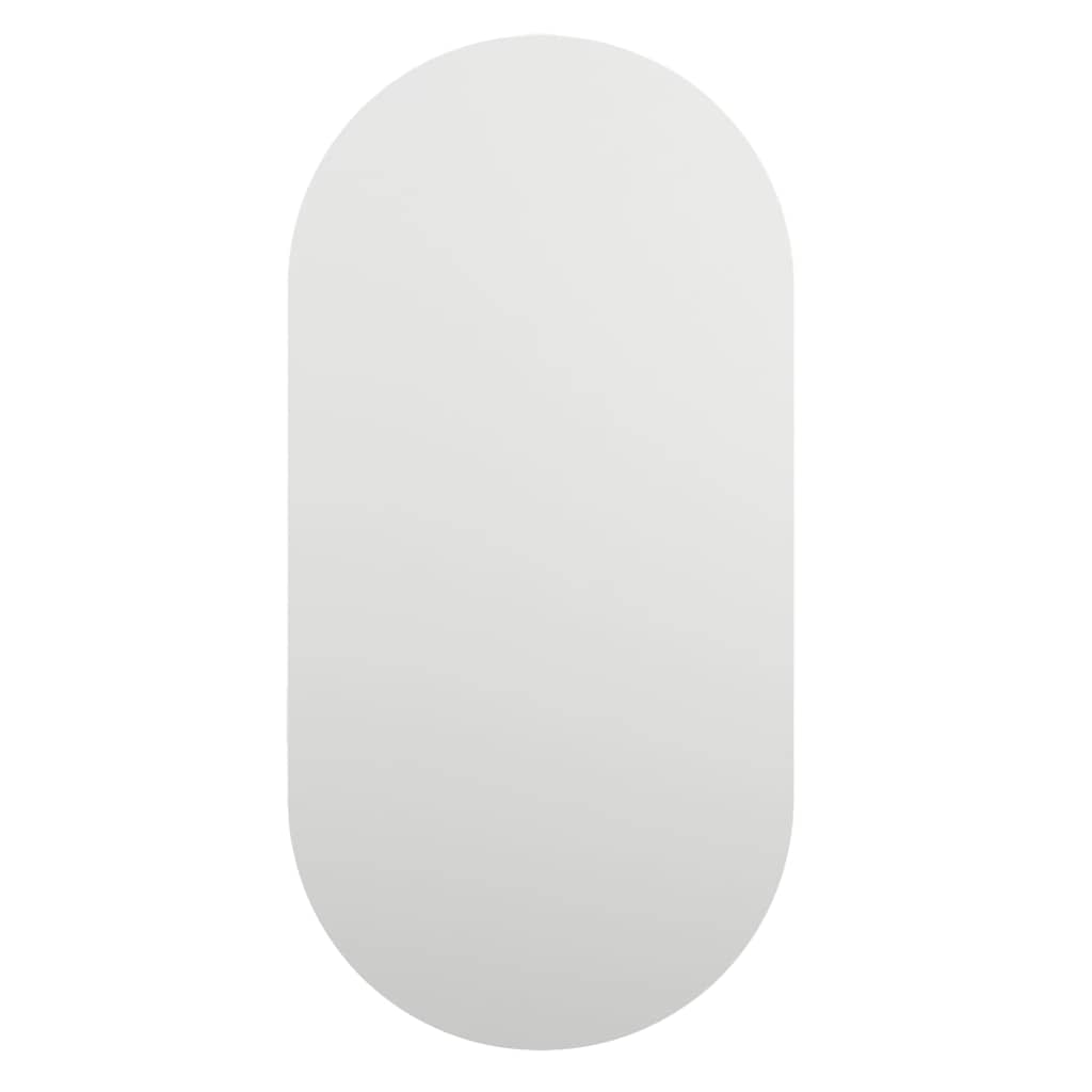 vidaXL Oglindă ovală cu lumini LED, 80x40, cm sticlă vidaXL Oglindă ovală cu lumini LED, 80x40, cm sticlă
