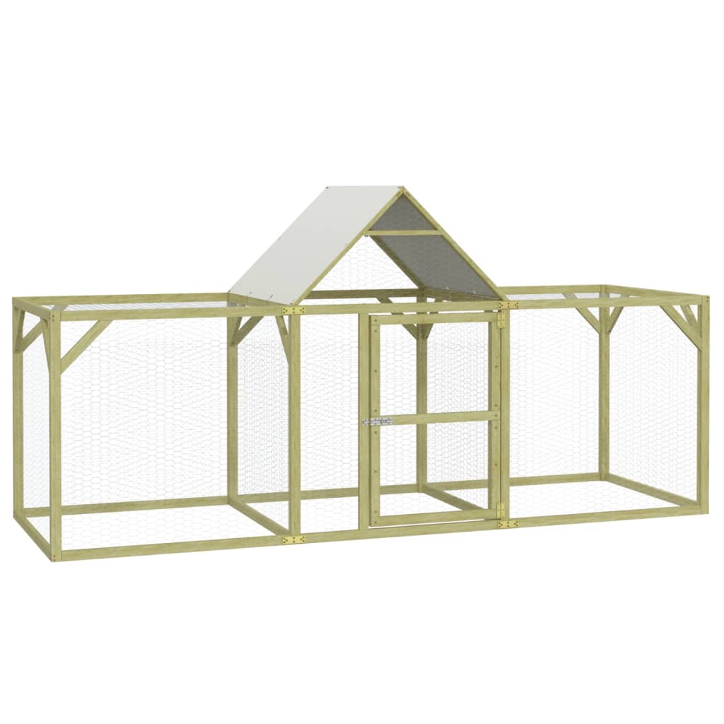 vidaXL Coteț de găini, 300x100x150 cm, lemn masiv de pin impregnat vidaXL Coteț de găini, 300x100x150 cm, lemn masiv de pin impregnat