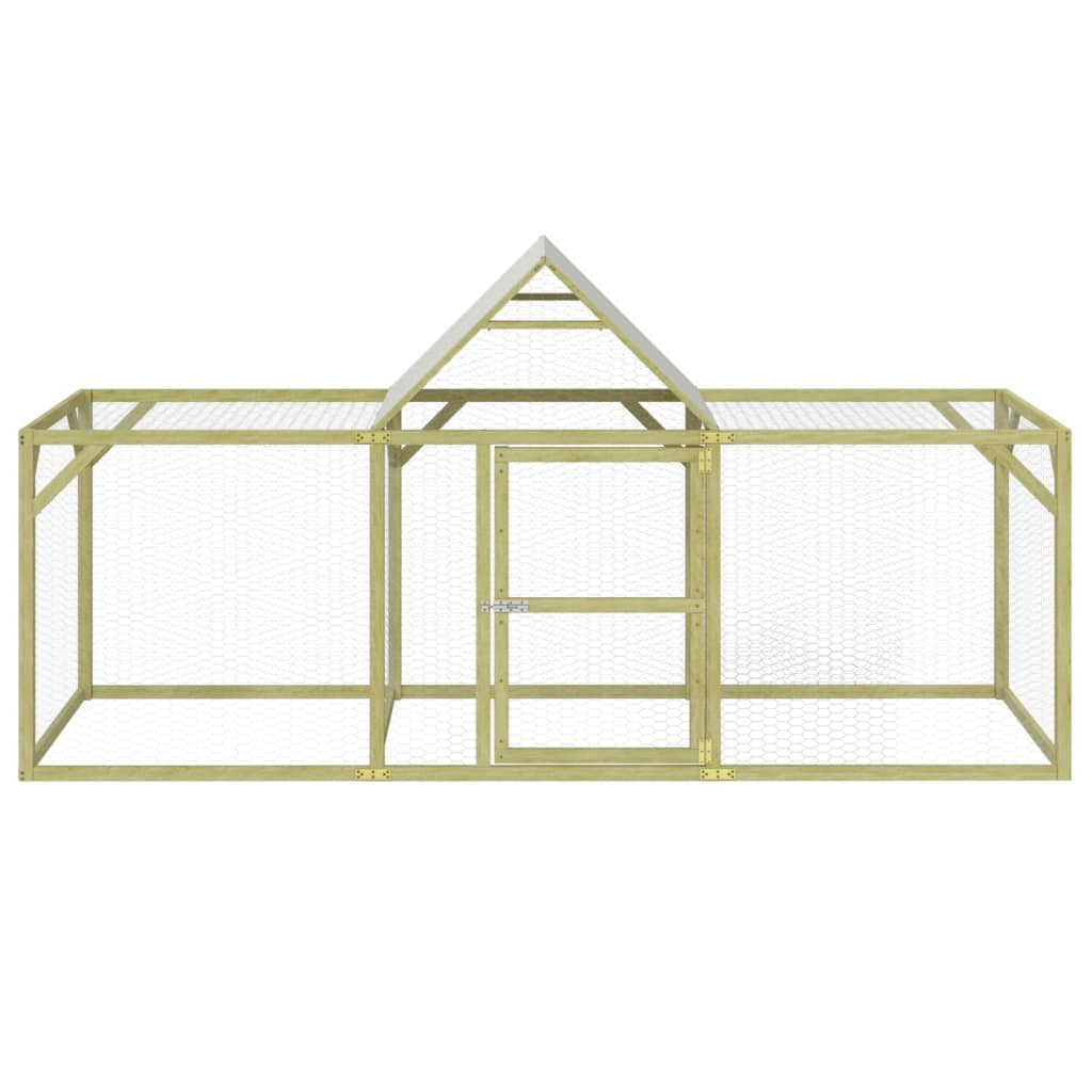 vidaXL Coteț de găini, 300x100x150 cm, lemn masiv de pin impregnat vidaXL Coteț de găini, 300x100x150 cm, lemn masiv de pin impregnat