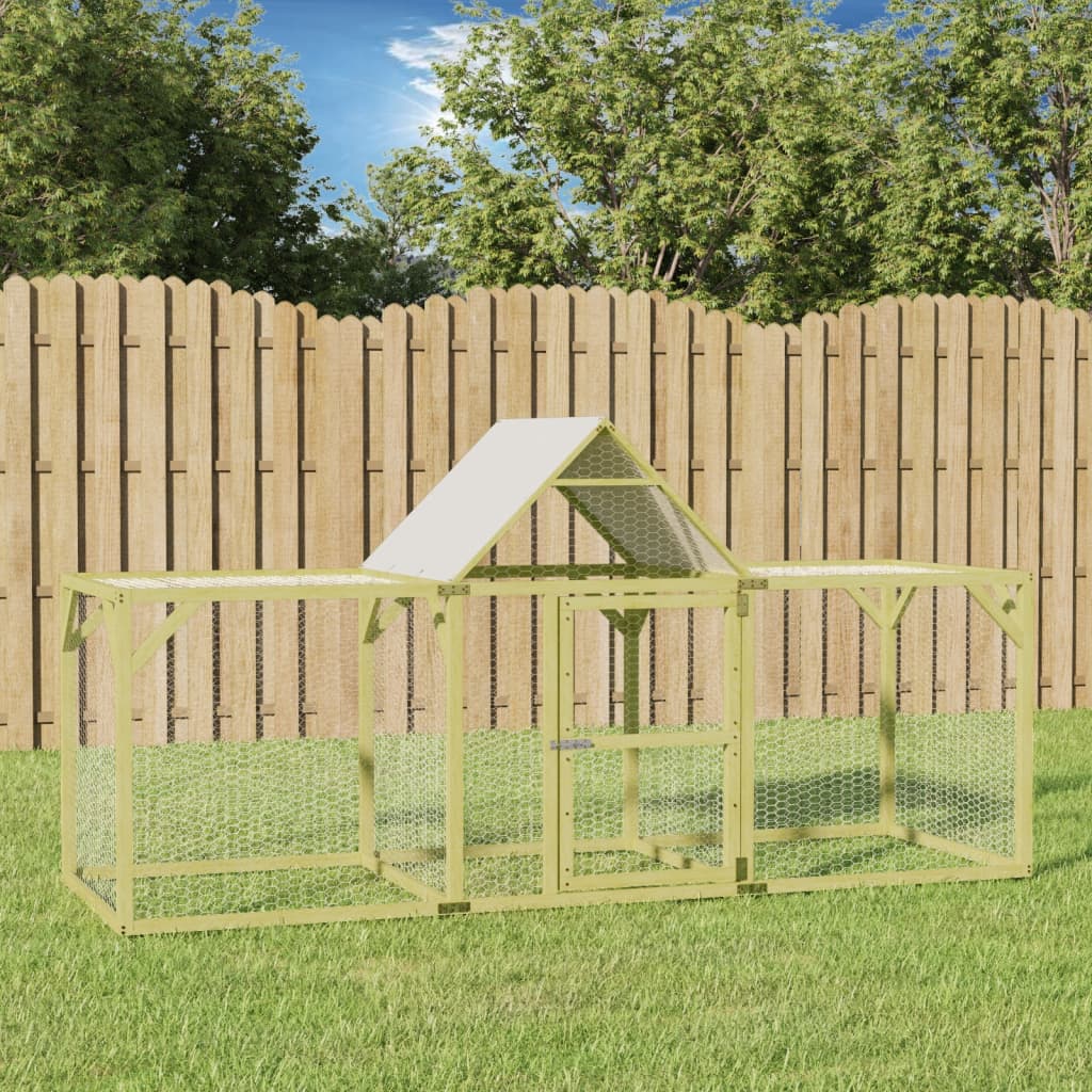 vidaXL Coteț de găini, 300x100x150 cm, lemn masiv de pin impregnat vidaXL Coteț de găini, 300x100x150 cm, lemn masiv de pin impregnat