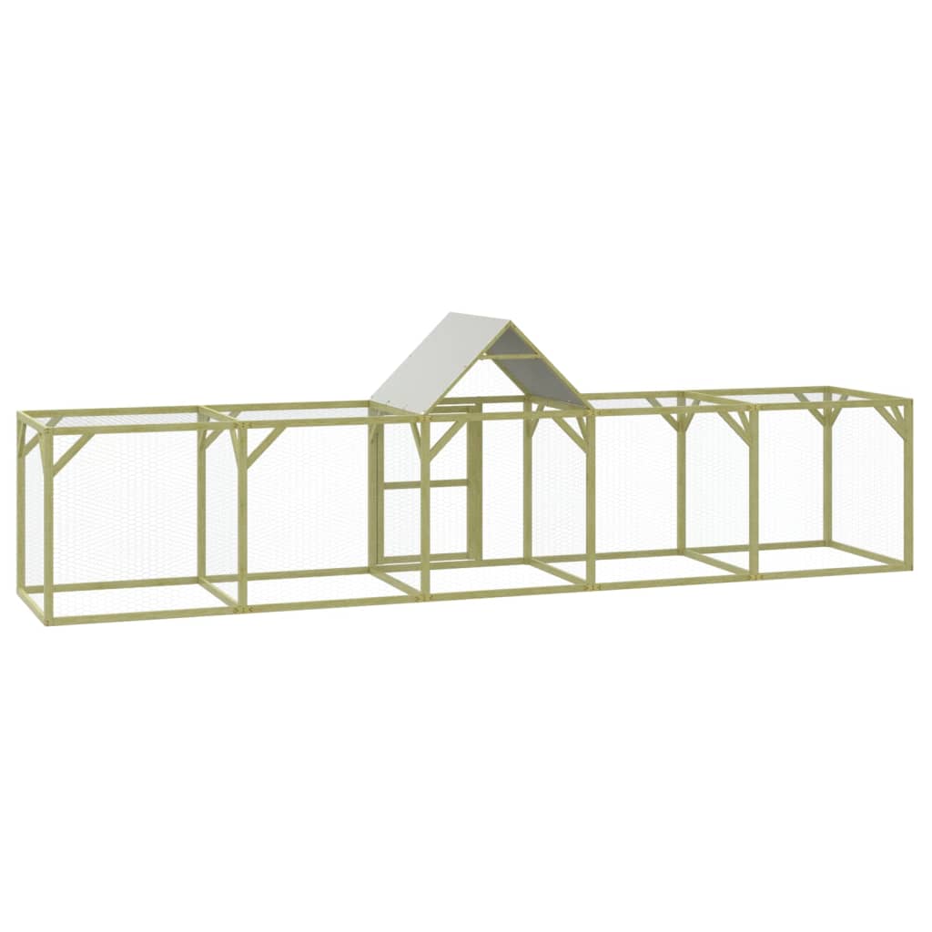 vidaXL Coteț de găini, 500x100x150 cm, lemn masiv de pin impregnat vidaXL Coteț de găini, 500x100x150 cm, lemn masiv de pin impregnat