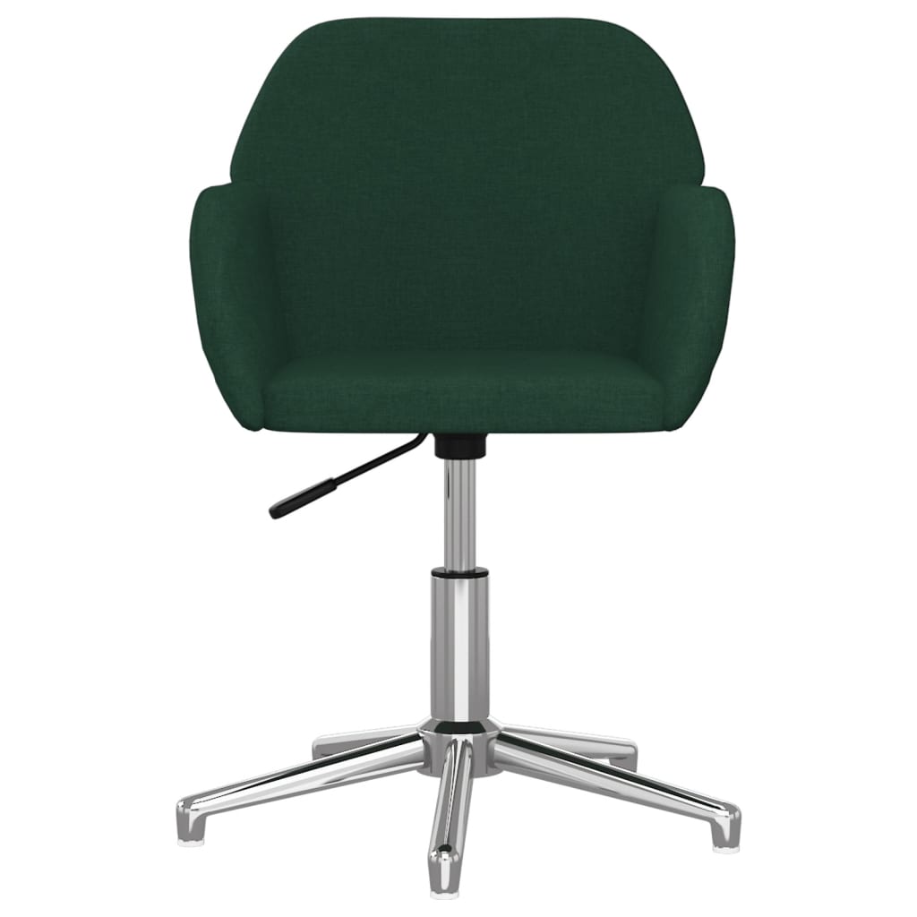 vidaXL Scaune de bucătărie pivotante, 2 buc., verde închis, catifea vidaXL Scaune de bucătărie pivotante, 2 buc., verde închis, catifea