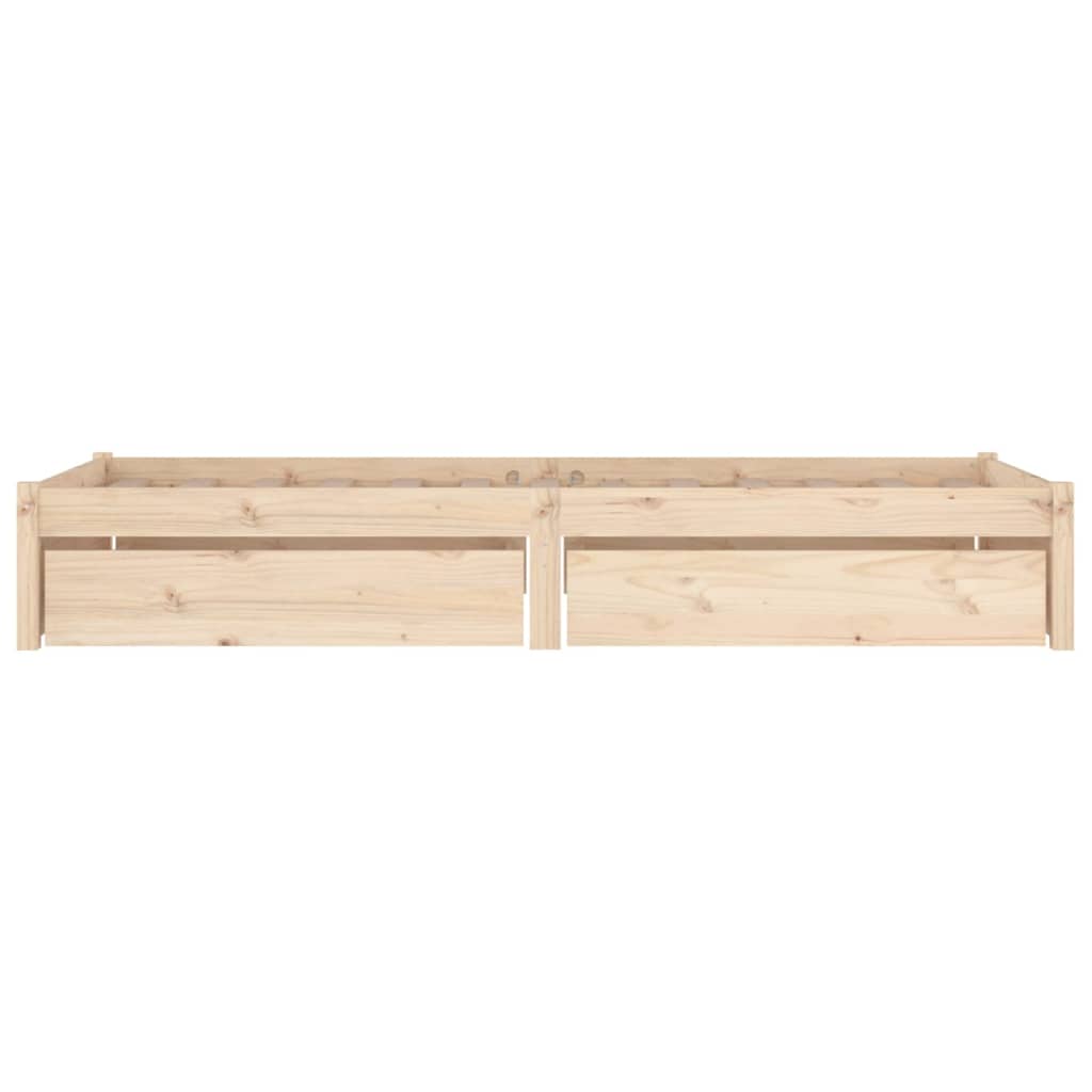 vidaXL Cadru de pat cu sertare, 100x200 cm vidaXL Cadru de pat cu sertare, 100x200 cm