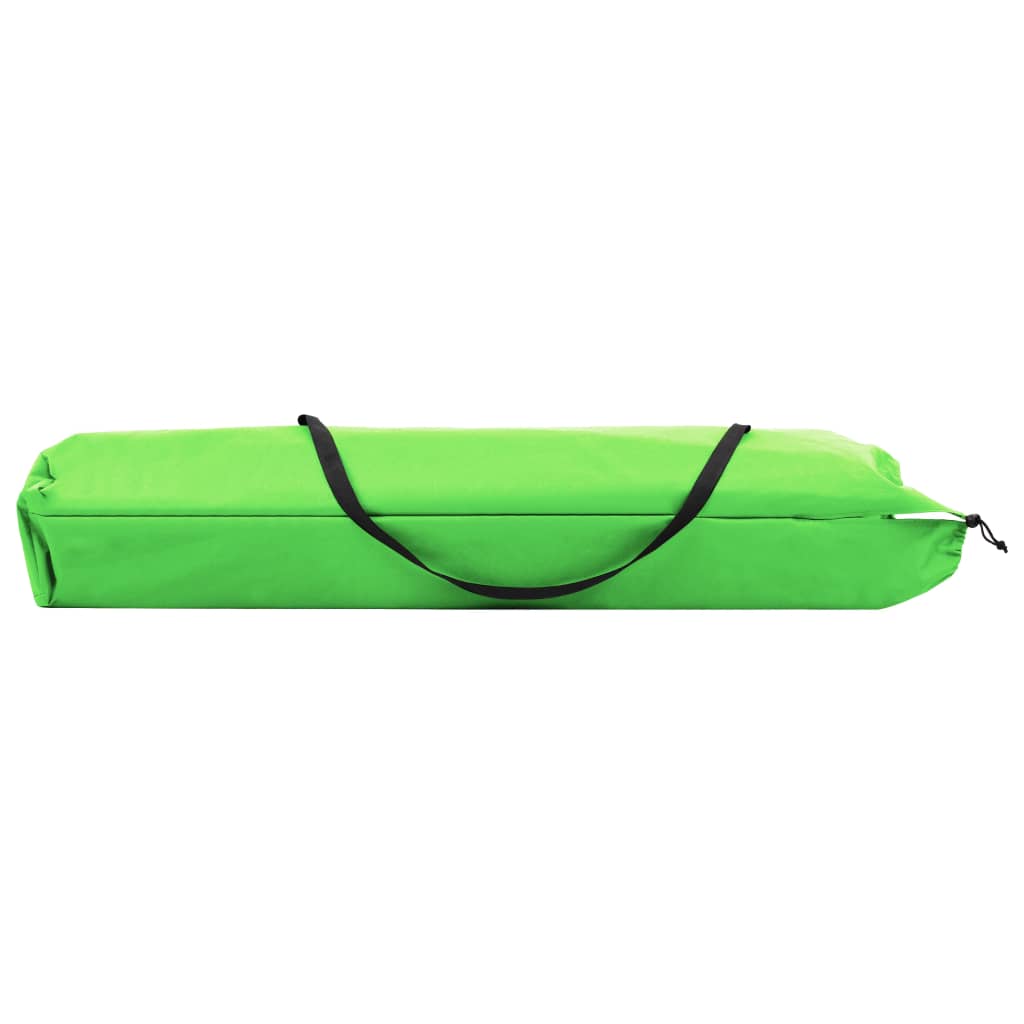 vidaXL Șezlong pliabil pentru 2 persoane, verde, oțel