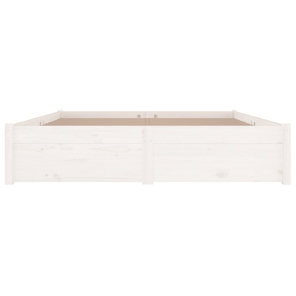 vidaXL Cadru de pat cu sertare Super King, alb, 180x200 cm vidaXL Cadru de pat cu sertare Super King, alb, 180x200 cm