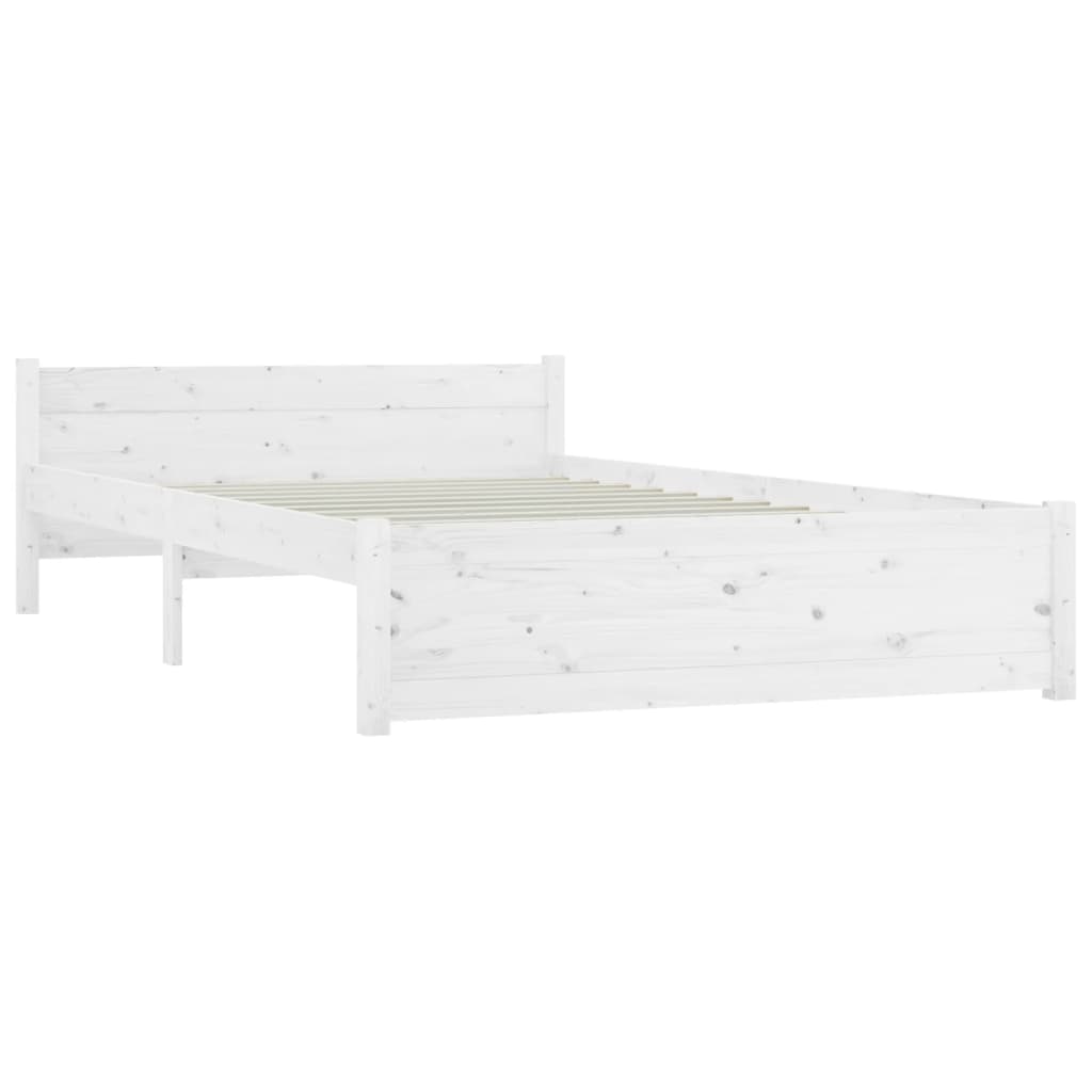 vidaXL Cadru de pat cu sertare, alb, 140x200 cm vidaXL Cadru de pat cu sertare, alb, 140x200 cm