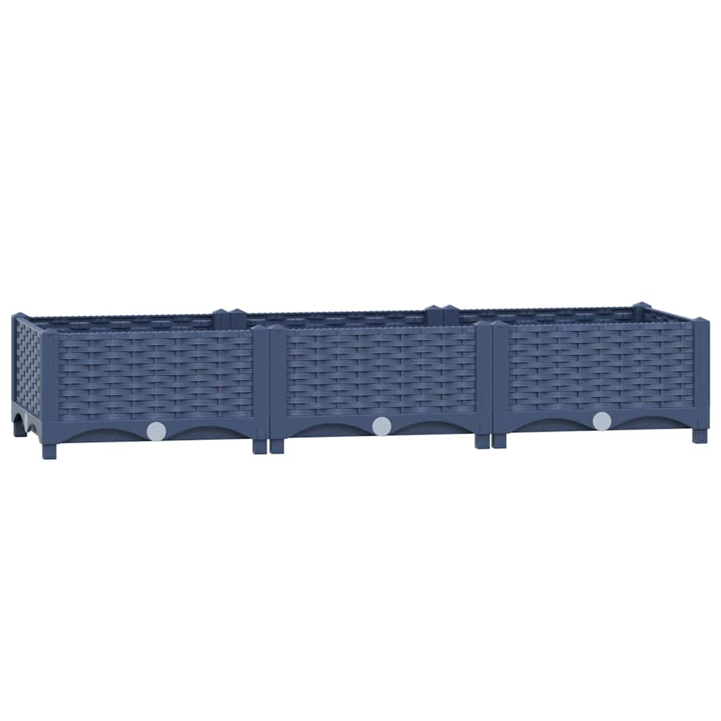 vidaXL Strat înălțat, 120 x 40 x 23 cm, polipropilenă vidaXL Strat înălțat, 120 x 40 x 23 cm, polipropilenă