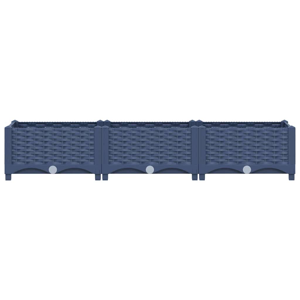 vidaXL Strat înălțat, 120 x 40 x 23 cm, polipropilenă vidaXL Strat înălțat, 120 x 40 x 23 cm, polipropilenă