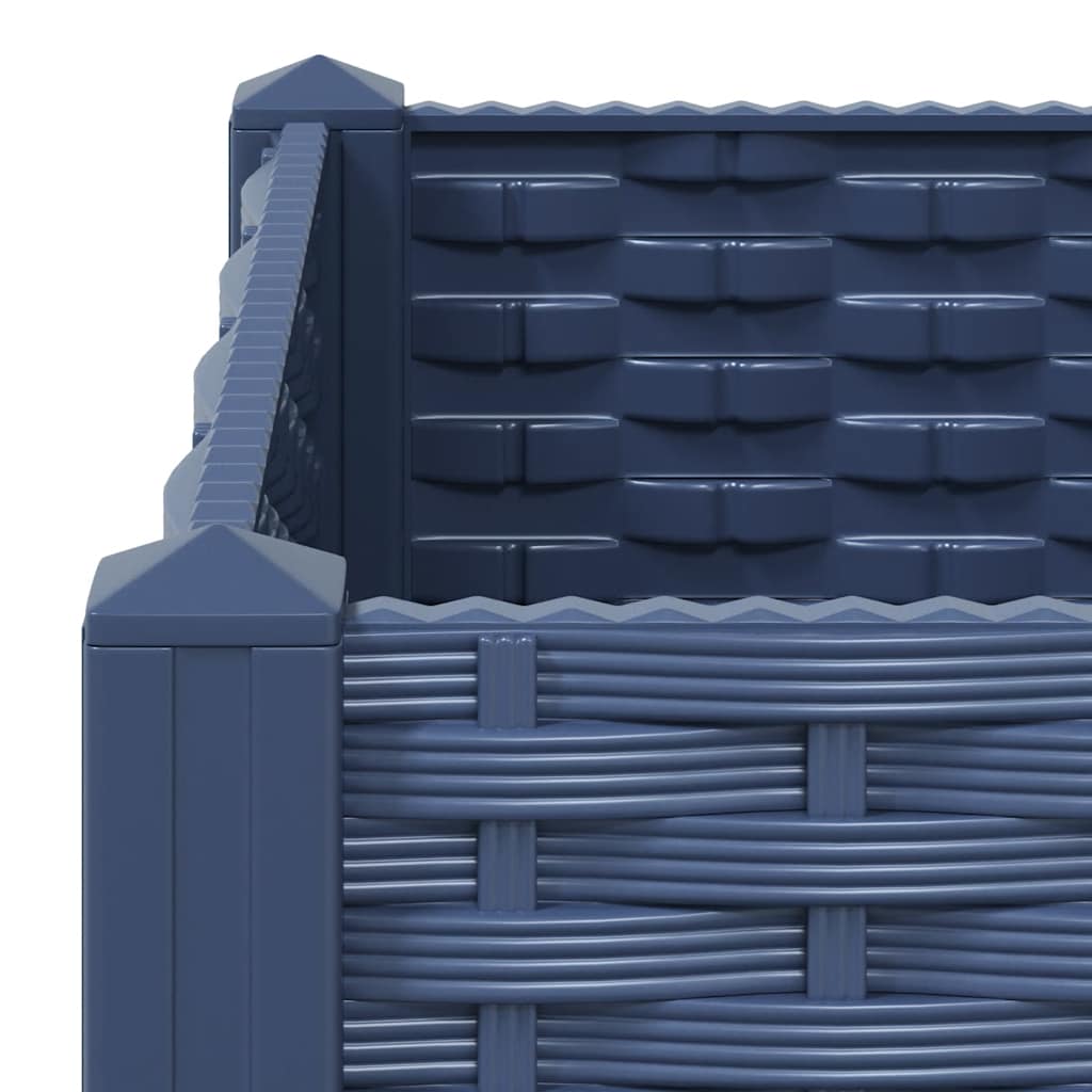 vidaXL Strat înălțat, 120 x 40 x 23 cm, polipropilenă vidaXL Strat înălțat, 120 x 40 x 23 cm, polipropilenă