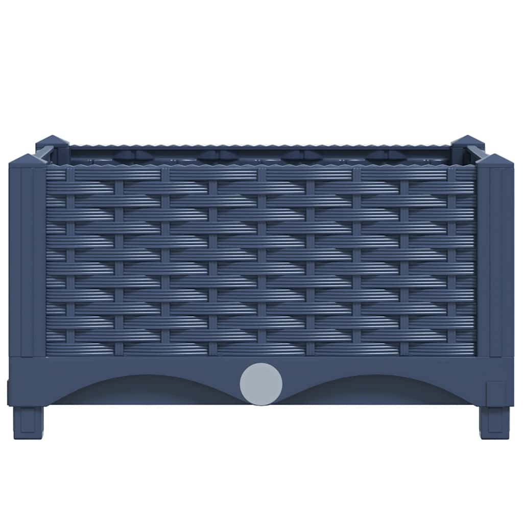 vidaXL Strat înălțat, 160 x 40 x 23 cm, polipropilenă