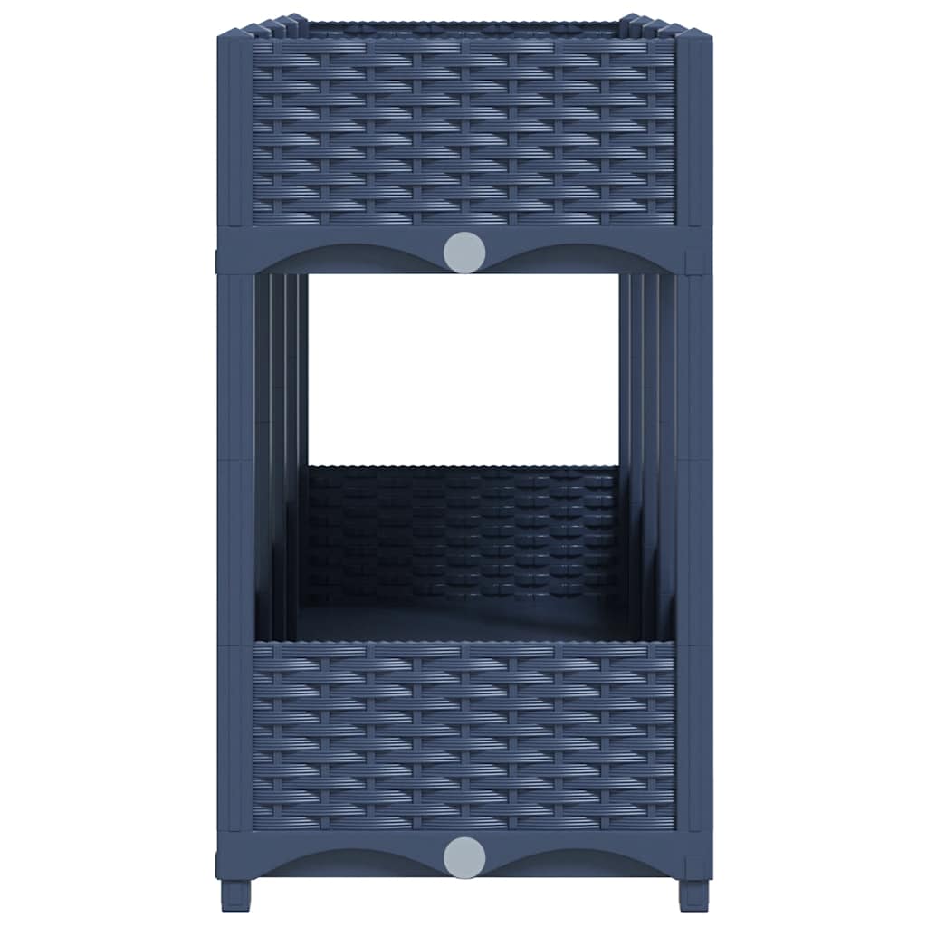 vidaXL Strat înălțat, 160x40x71 cm, polipropilenă