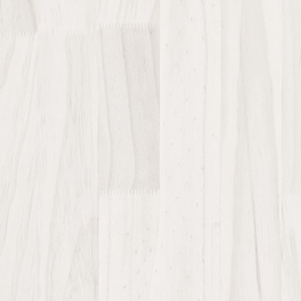 vidaXL Cadru de pat King Size, alb, 150x200 cm, lemn masiv vidaXL Cadru de pat King Size, alb, 150x200 cm, lemn masiv