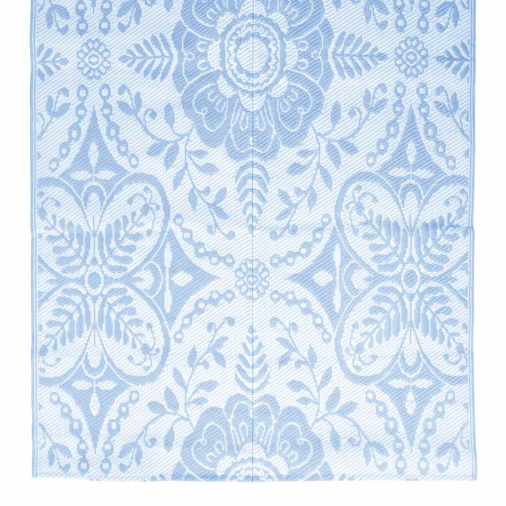 vidaXL Covor de exterior, ARAKIL bleu, 120x180 cm, PP