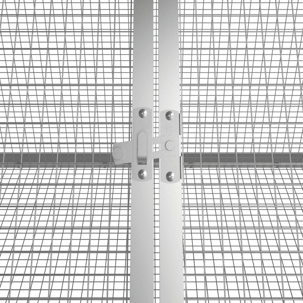 vidaXL Cușcă pentru iepuri antracit 504,5x80,5x71 cm oțel galvanizat vidaXL Cușcă pentru iepuri antracit 504,5x80,5x71 cm oțel galvanizat