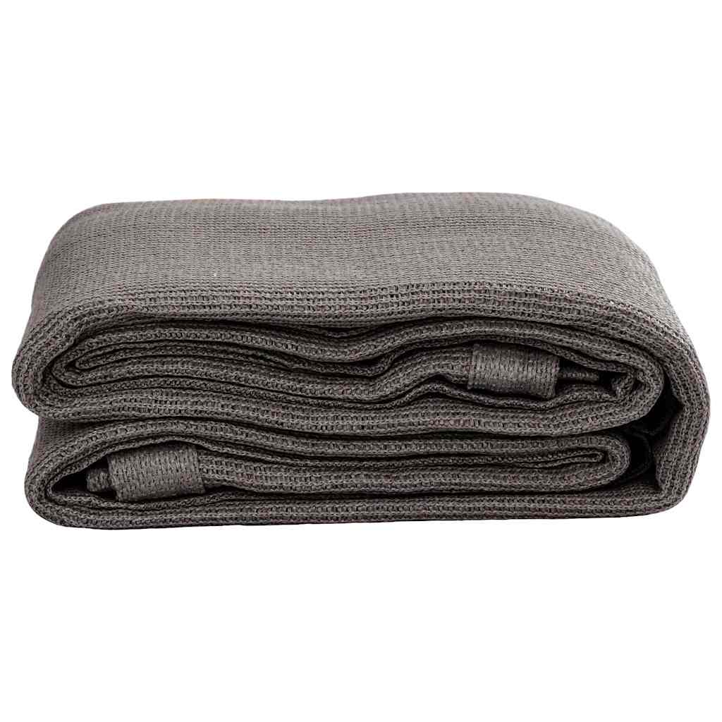 vidaXL Covor pentru cort, antracit, 400x400 cm vidaXL Covor pentru cort, antracit, 400x400 cm