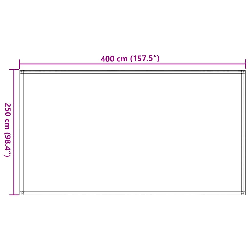 vidaXL Covor pentru cort, albastru, 250x400 cm vidaXL Covor pentru cort, albastru, 250x400 cm