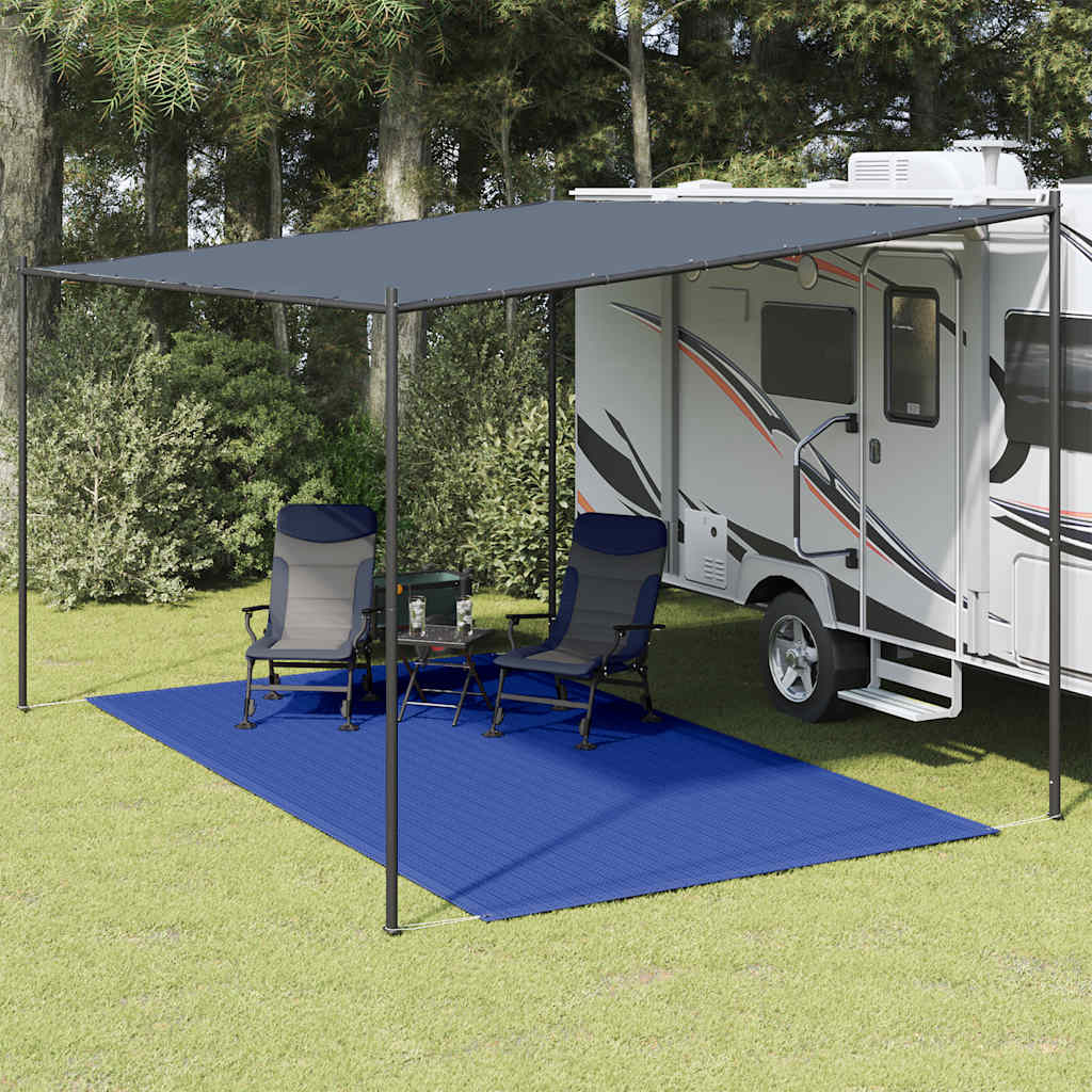 vidaXL Covor pentru cort, albastru, 250x400 cm vidaXL Covor pentru cort, albastru, 250x400 cm