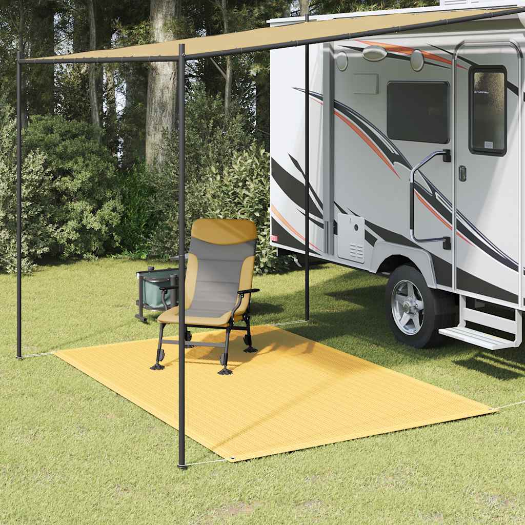 vidaXL Covor pentru cort, bej, 200x300 cm vidaXL Covor pentru cort, bej, 200x300 cm