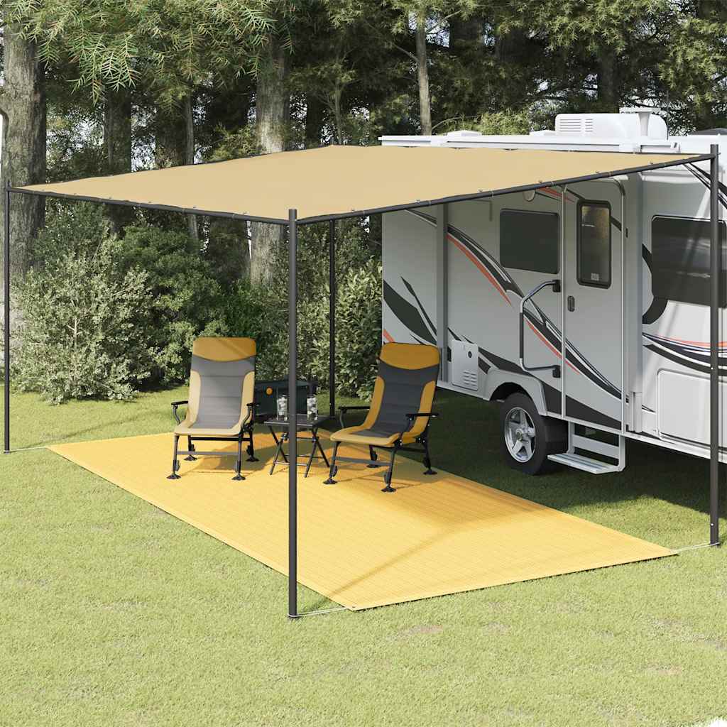 vidaXL Covor pentru cort, bej, 250x600 cm vidaXL Covor pentru cort, bej, 250x600 cm