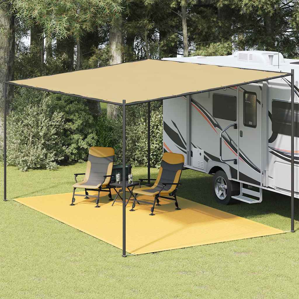 vidaXL Covor pentru cort, bej, 300x600 cm vidaXL Covor pentru cort, bej, 300x600 cm