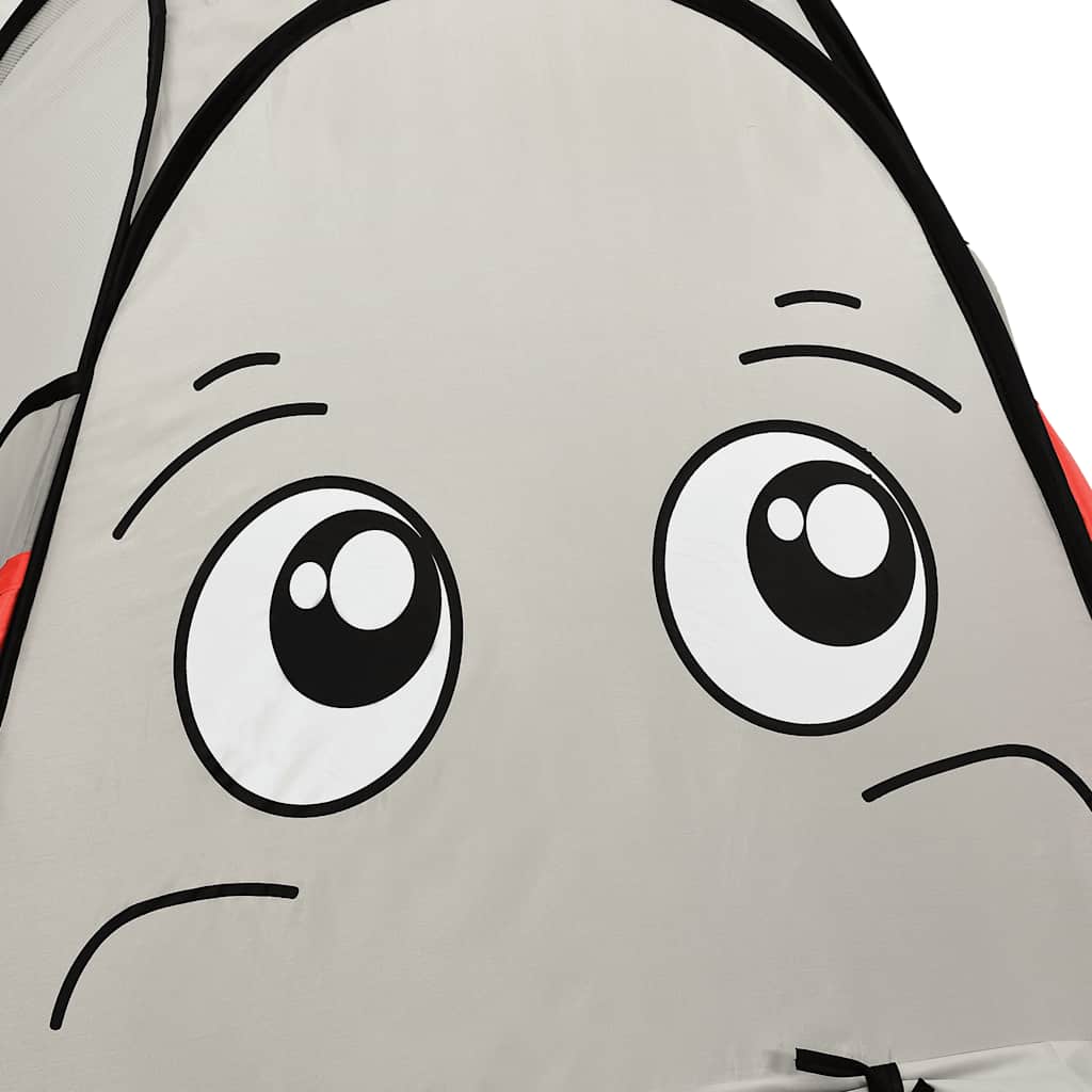 vidaXL Cort de joacă elefant pentru copii 250 bile, gri, 174x86x101 cm vidaXL Cort de joacă elefant pentru copii 250 bile, gri, 174x86x101 cm