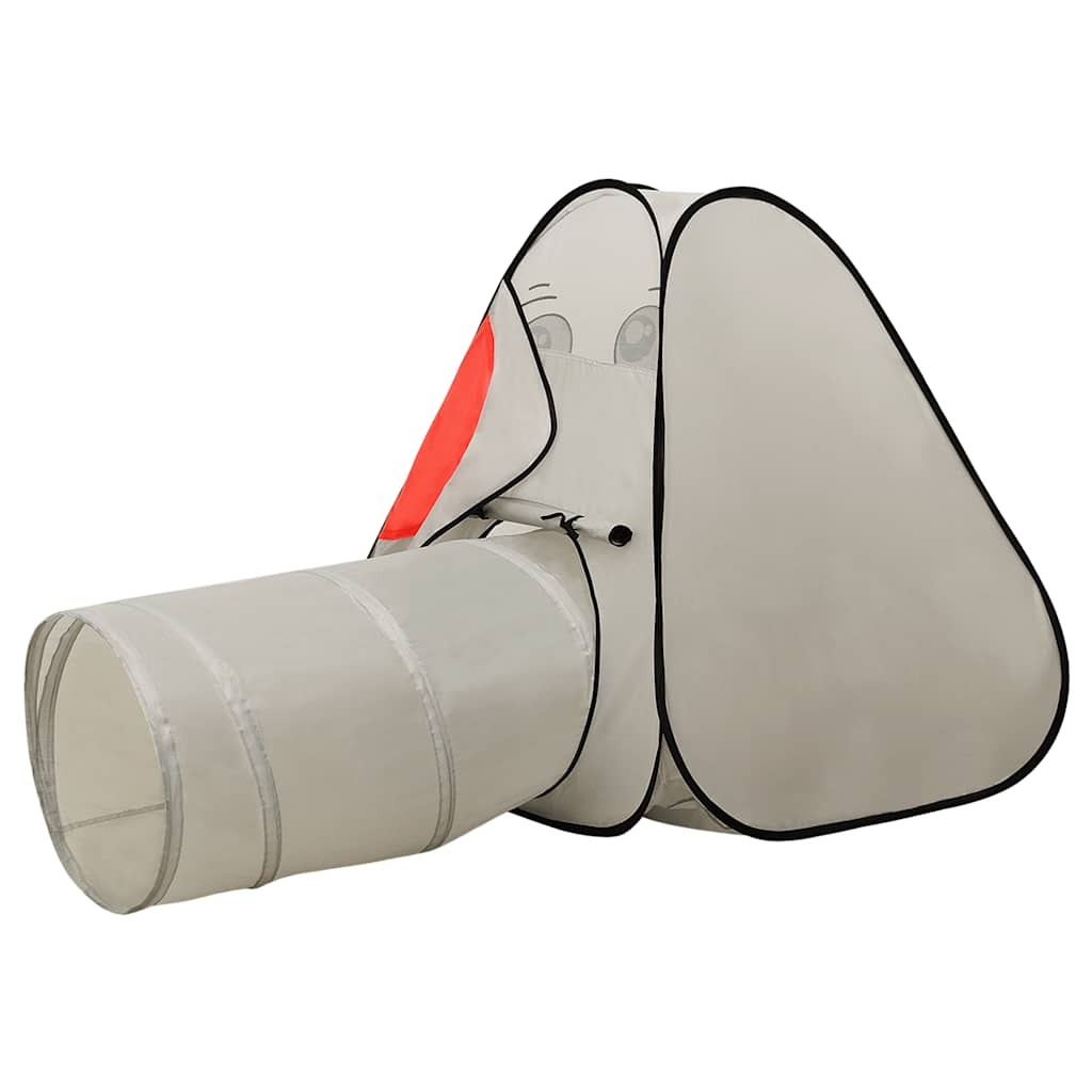 vidaXL Cort de joacă elefant pentru copii 250 bile, gri, 174x86x101 cm vidaXL Cort de joacă elefant pentru copii 250 bile, gri, 174x86x101 cm
