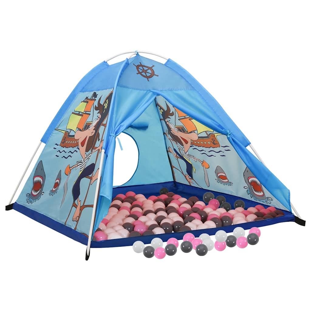 vidaXL Cort de joacă pentru copii cu 250 bile, albastru, 120x120x90 cm vidaXL Cort de joacă pentru copii cu 250 bile, albastru, 120x120x90 cm