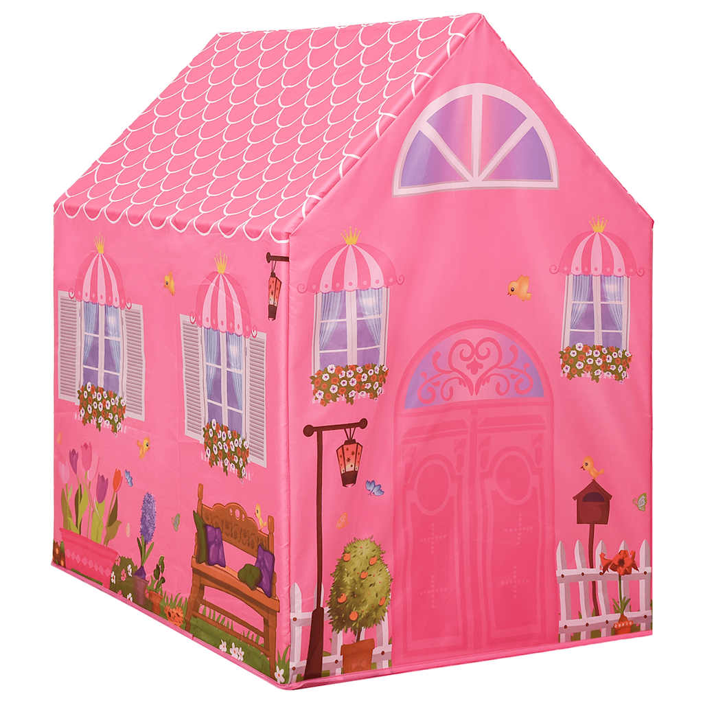vidaXL Cort de joacă pentru copii cu 250 bile, roz, 69x94x104 cm vidaXL Cort de joacă pentru copii cu 250 bile, roz, 69x94x104 cm