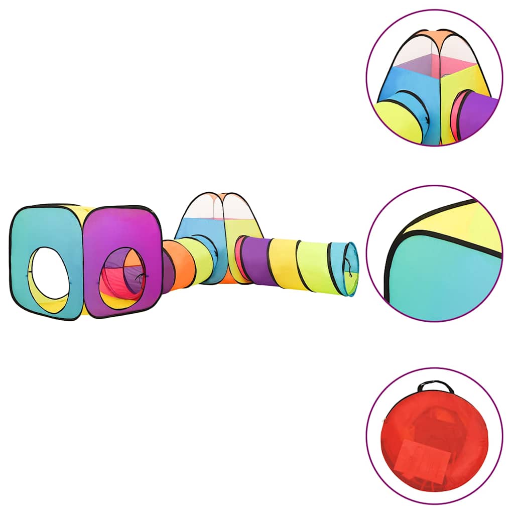 vidaXL Cort de joacă pentru copii, 250 bile, multicolor, 190x264x90 cm vidaXL Cort de joacă pentru copii, 250 bile, multicolor, 190x264x90 cm