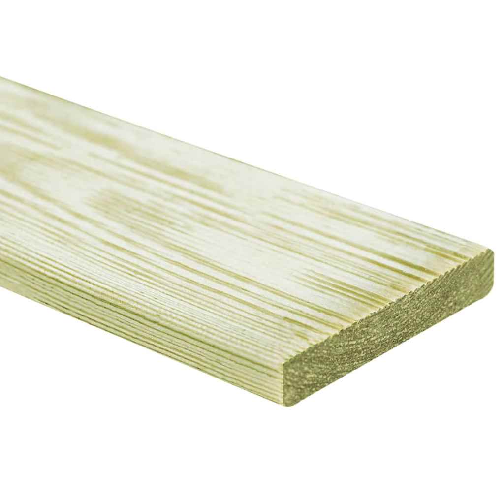 vidaXL Plăci de pardoseală 48 buc. 5,76 m² 1 m, lemn masiv pin tratat
