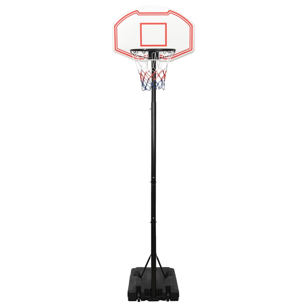 vidaXL Suport pentru coș de baschet, alb, 282-352 cm, polietilenă vidaXL Suport pentru coș de baschet, alb, 282-352 cm, polietilenă