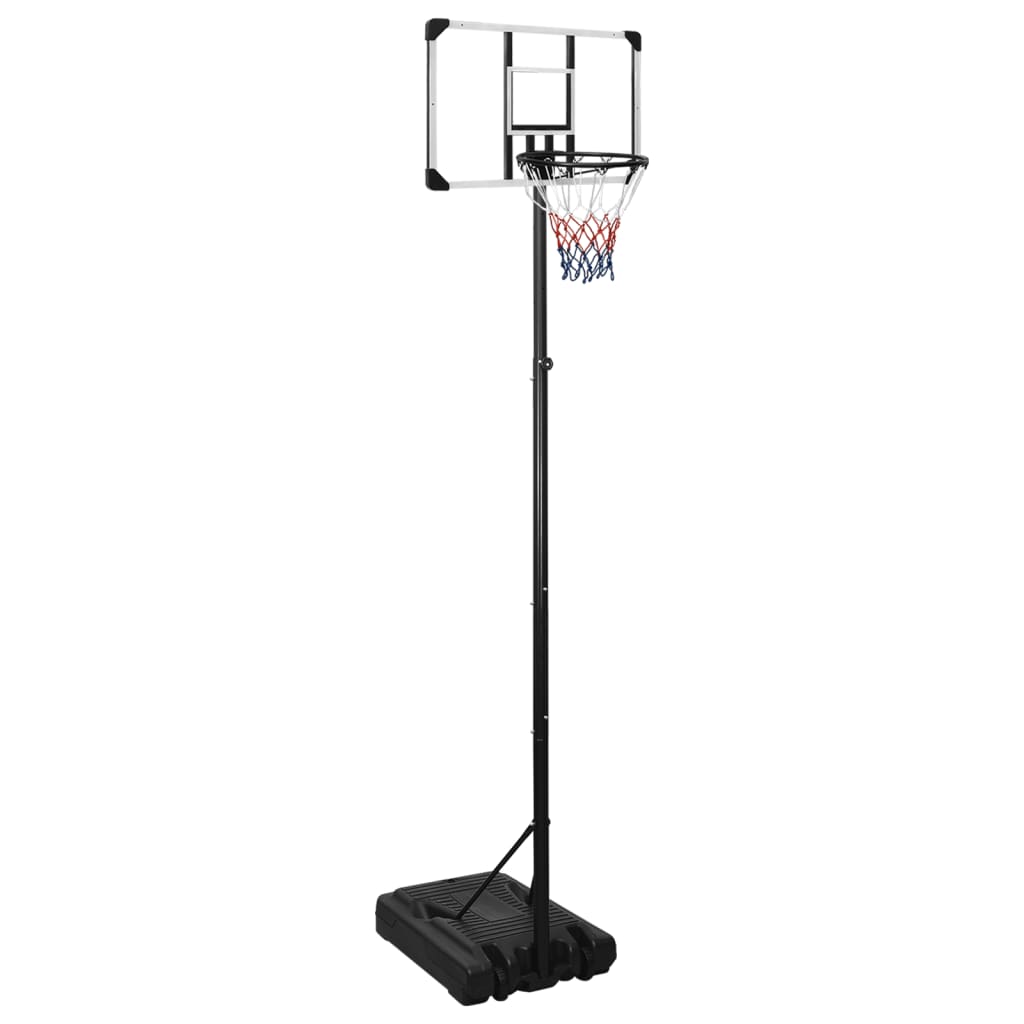vidaXL Suport coș de baschet, transparent, 280-350 cm, policarbonat vidaXL Suport coș de baschet, transparent, 280-350 cm, policarbonat
