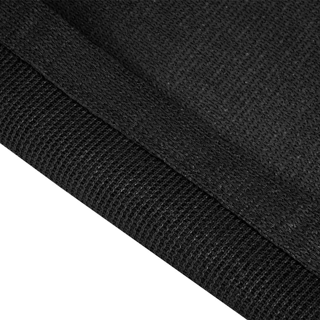 vidaXL Covor pentru cort, negru, 300x600 cm vidaXL Covor pentru cort, negru, 300x600 cm