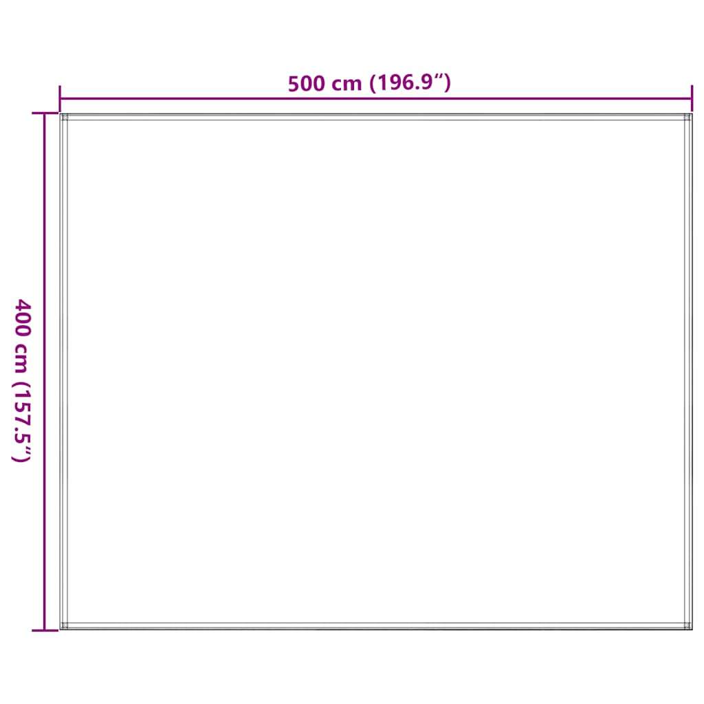 vidaXL Covor pentru cort, negru, 400x500 cm vidaXL Covor pentru cort, negru, 400x500 cm