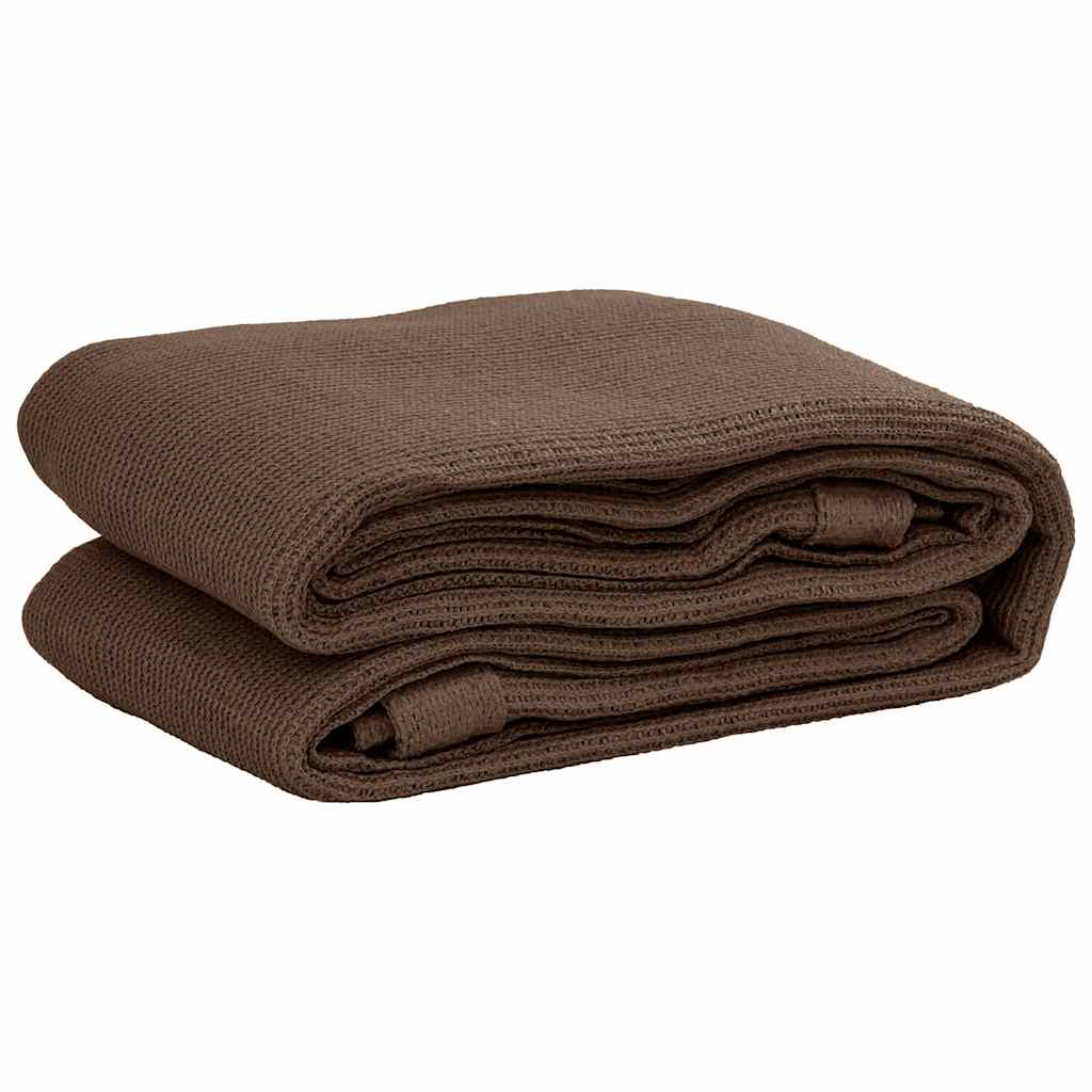 vidaXL Covor cort, maro, 250x400 cm vidaXL Covor cort, maro, 250x400 cm
