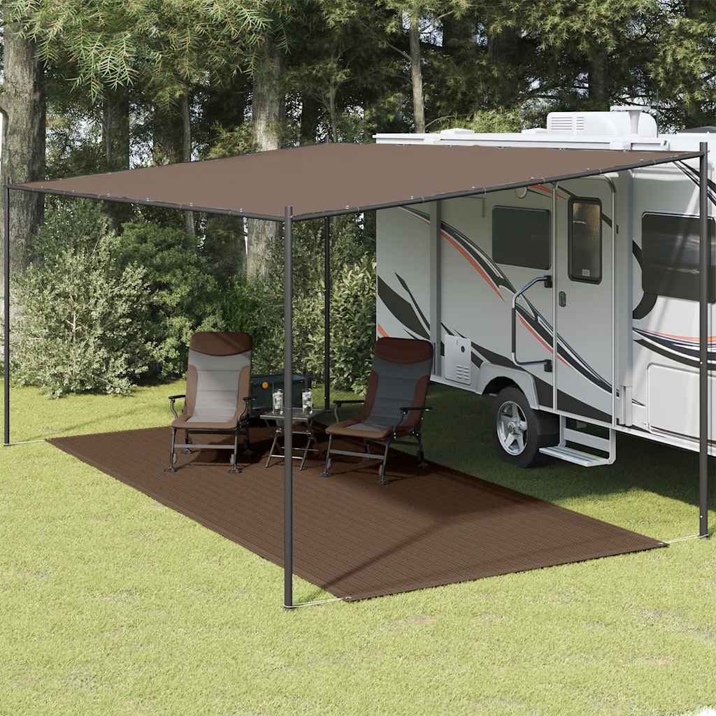 vidaXL Covor pentru cort, maro, 250x550 cm vidaXL Covor pentru cort, maro, 250x550 cm