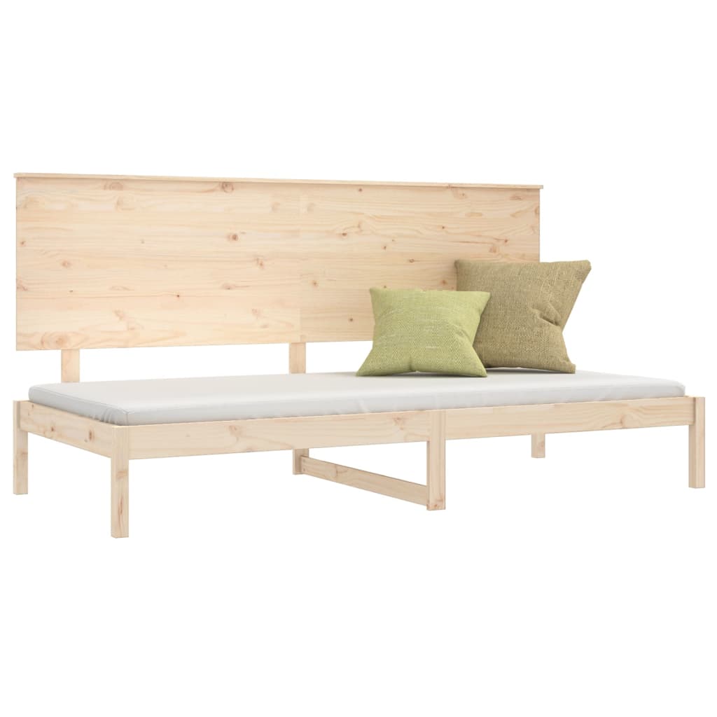 vidaXL Pat de zi fără saltea, 80x200 cm, lemn masiv pin