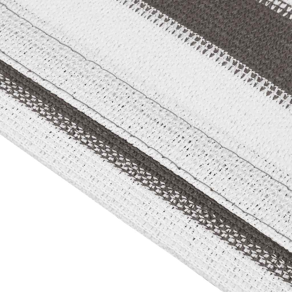 vidaXL Covor pentru cort, antracit și alb, 250x250 cm vidaXL Covor pentru cort, antracit și alb, 250x250 cm