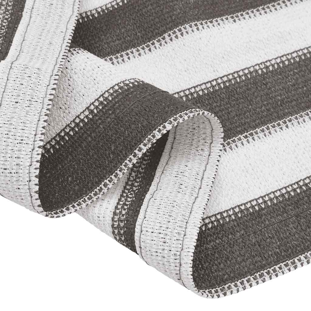 vidaXL Covor pentru cort, antracit și alb, 250x250 cm vidaXL Covor pentru cort, antracit și alb, 250x250 cm
