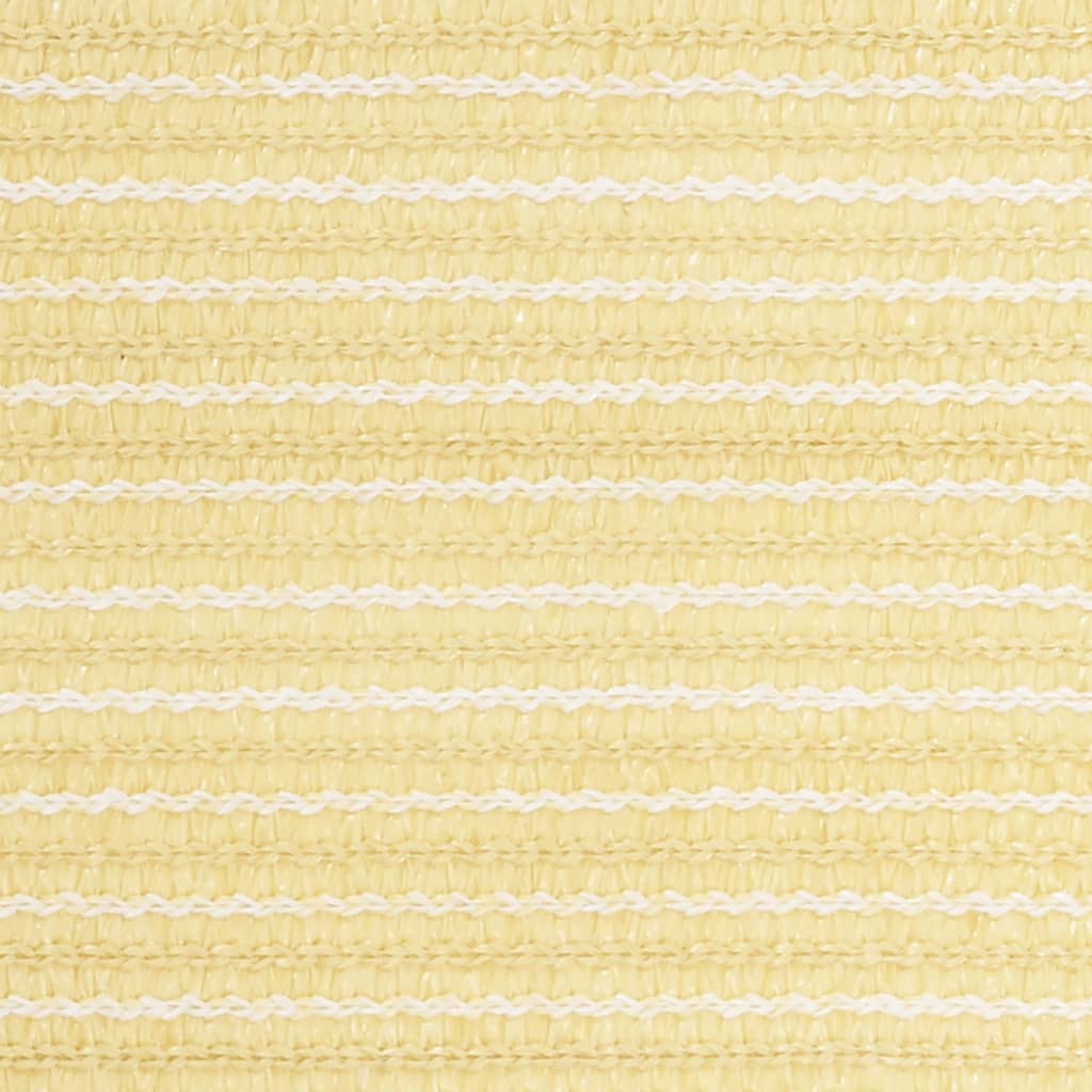 vidaXL Paravan de balcon, bej, 120x500 cm, HDPE