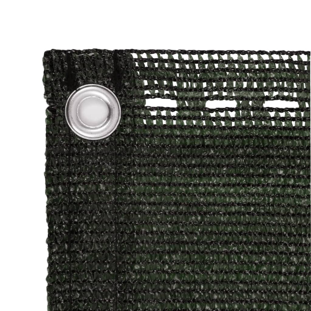 vidaXL Paravan de balcon, verde închis, 75x500 cm, HDPE vidaXL Paravan de balcon, verde închis, 75x500 cm, HDPE