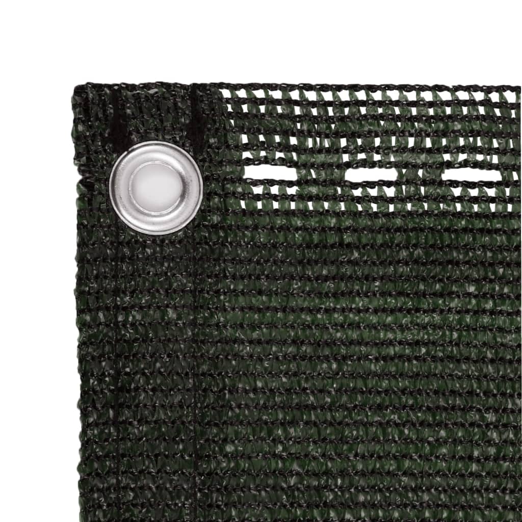 vidaXL Paravan de balcon, verde închis, 90x300 cm, HDPE
