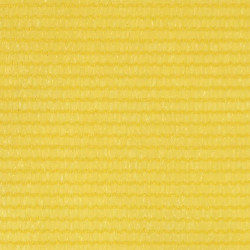 vidaXL Paravan de balcon, galben, 90x600 cm, HDPE