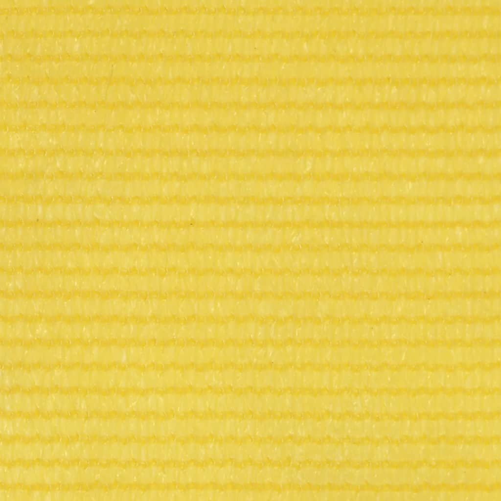 vidaXL Paravan de balcon, galben, 120 x 400 cm, HDPE