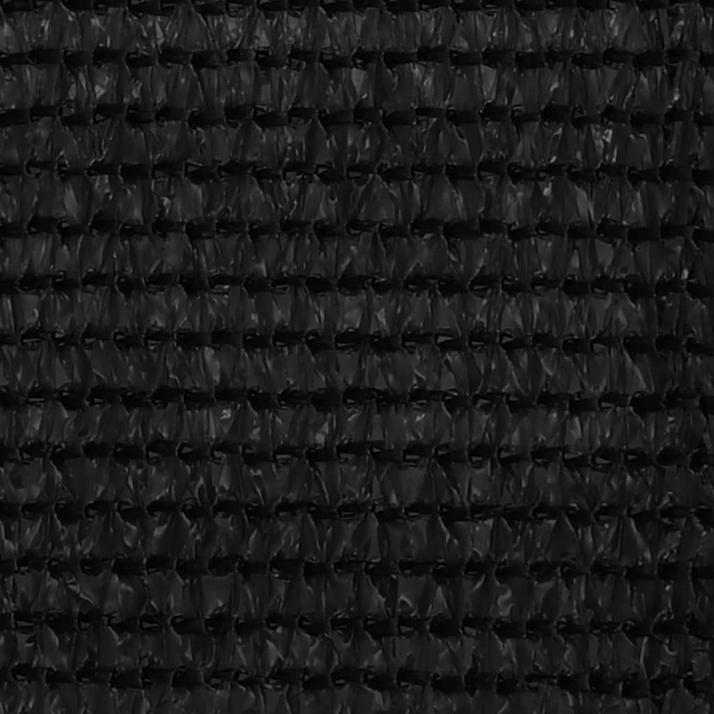 vidaXL Paravan de balcon, negru, 120x300 cm, HDPE