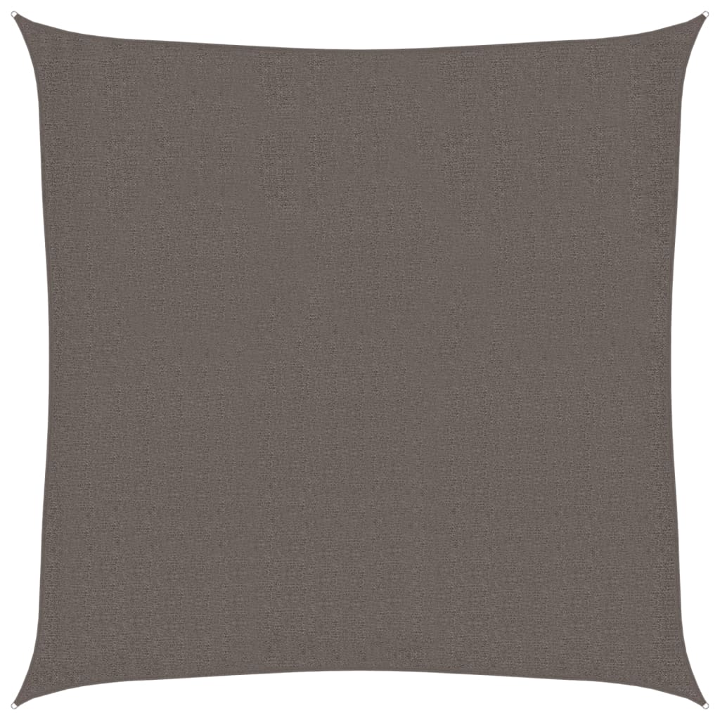 vidaXL Pânză parasolar, antracit, 3 x 3 m, HDPE, 160 g/m²