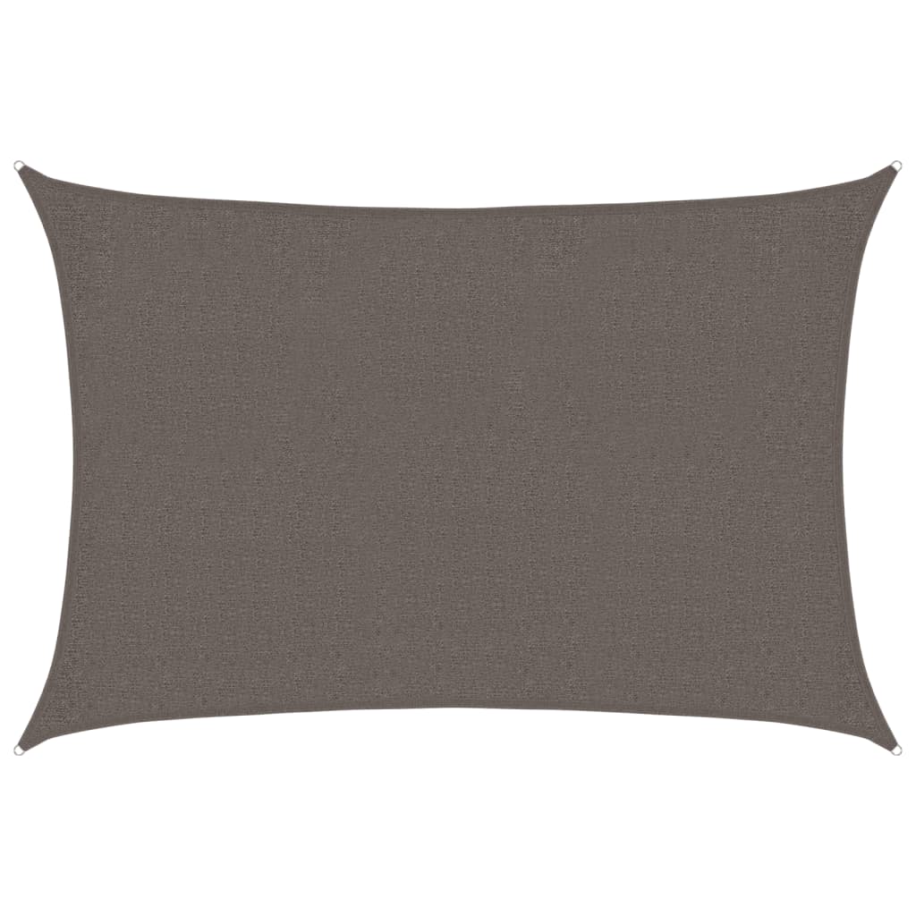 vidaXL Pânză parasolar, antracit, 2 x 2,5 m, 160 g/m², HDPE